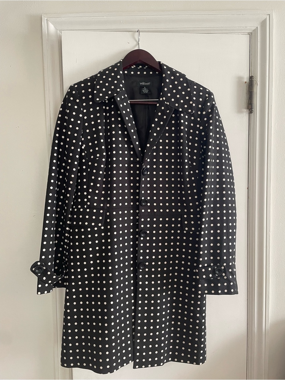 Black & White Polka Dot Women’s Jacket